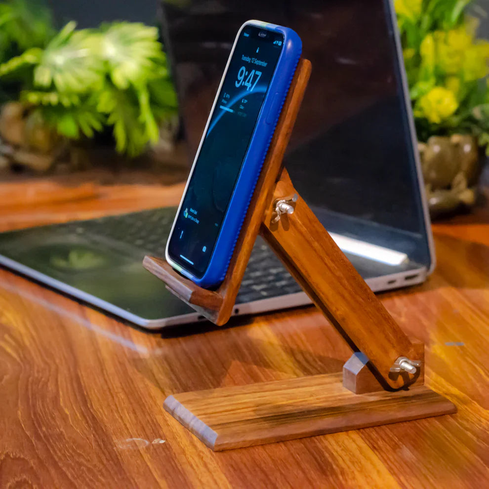 Wooden Mobile Stand - Kaalza Cafts