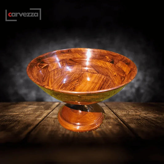 Wooden Fruit & Salad Bowl - Kaalza Cafts