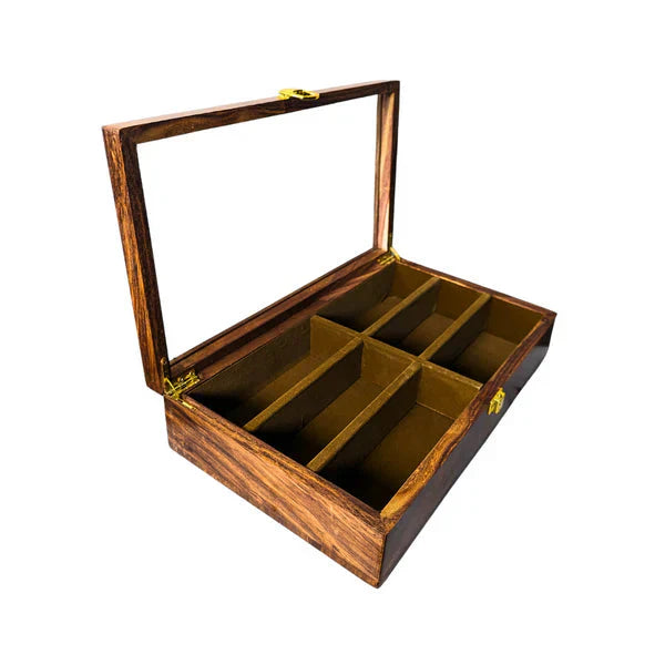 Handmade Wooden Organizer Box for Sunglasses - Kaalza Cafts
