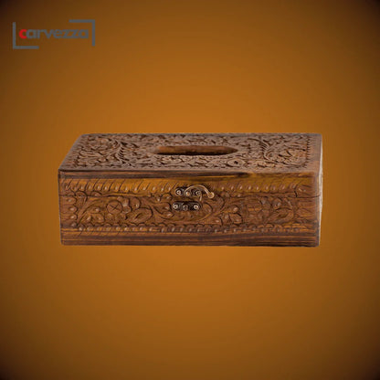 Wooden Tissue Box Holder