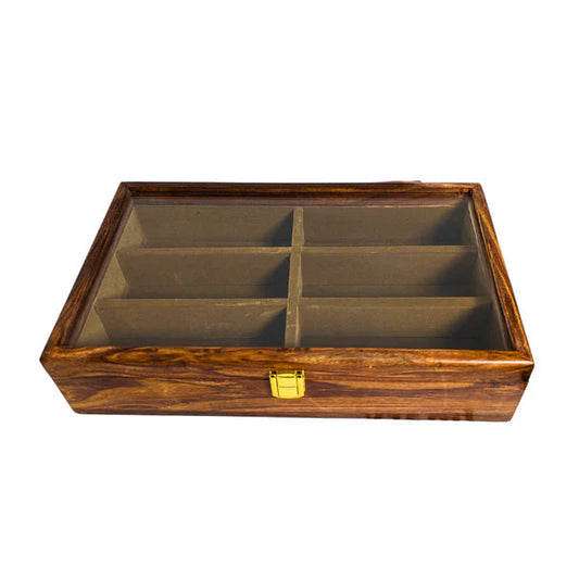 Handmade Wooden Organizer Box for Sunglasses